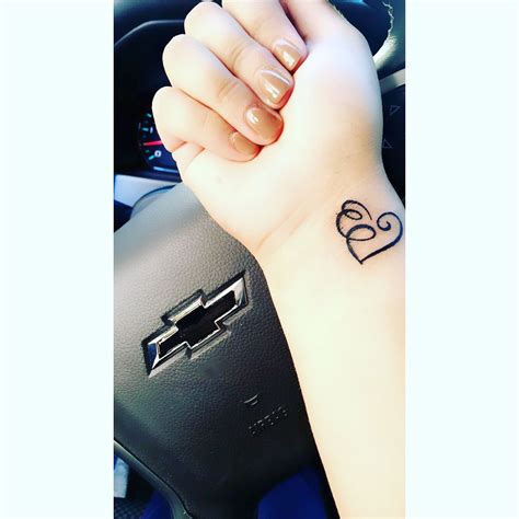 e heart tattoo|Top 10 letter e heart tattoo ideas and inspiration